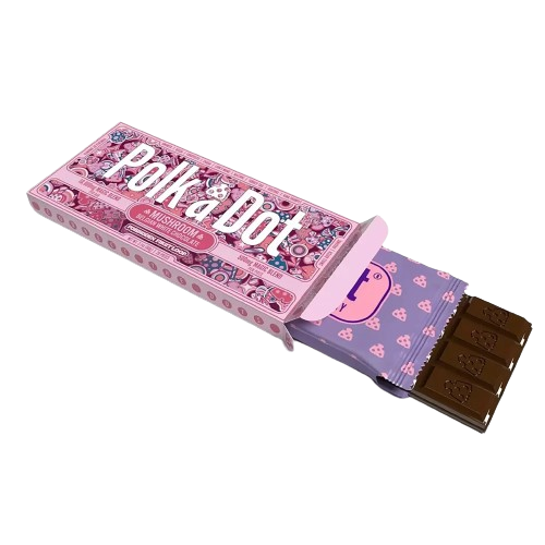 Polka Dot Magic Belgian Mushroom Chocolate Bar